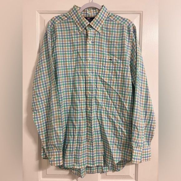Vineyard Vines
SLIM FIT TUCKER SHIRT
BARBUDA GINGHAM
Size Large - Picture 1 of 4